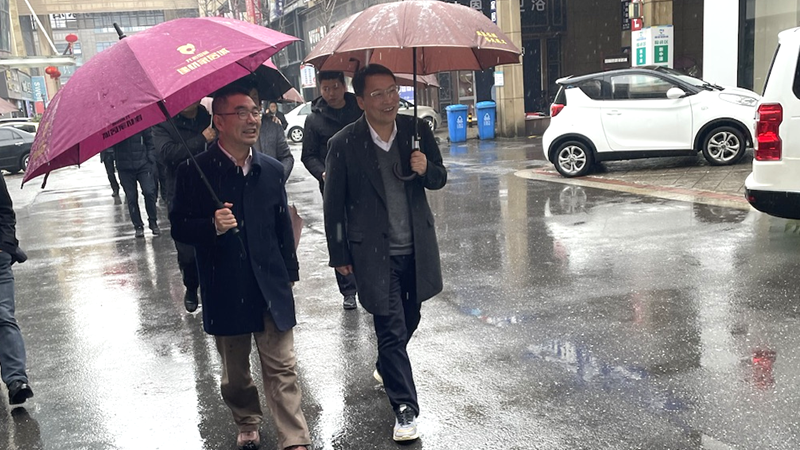 武義縣委常委、副縣長邱凌云一行調研龍游國際建材家居城