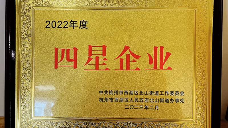 西湖小貸榮獲北山街道&ldquo;2022年度經(jīng)濟工作先進集體四星企業(yè)&rdquo;稱號
